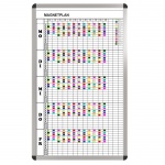 Klassen-Plantafel, 12 Stunden Mo-Fr, für 15 Klassen, 123x77 cm, 
